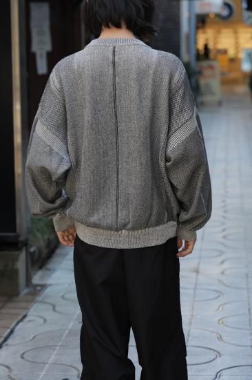 YASHIKI / Seihaku Knit(MIX-GRAY) | セイハクニット(ミックス