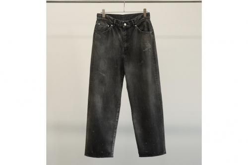 <img class='new_mark_img1' src='https://img.shop-pro.jp/img/new/icons2.gif' style='border:none;display:inline;margin:0px;padding:0px;width:auto;' />ANCELLM / TAPERED 5P DENIM PANTS(BLACK)