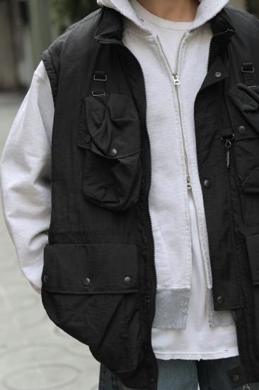 ANCELLM | アンセルム ZIPUP HOODIE (HEATHER WHITE) / ジップ ANCELLM | アンセルム ZIPUP HOODIE (HEATHER WHITE) / ジップ