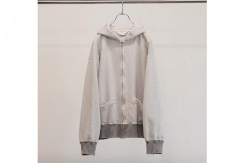 <img class='new_mark_img1' src='https://img.shop-pro.jp/img/new/icons2.gif' style='border:none;display:inline;margin:0px;padding:0px;width:auto;' />ANCELLM / ZIPUP HOODIE(HEATHER WHITE)
