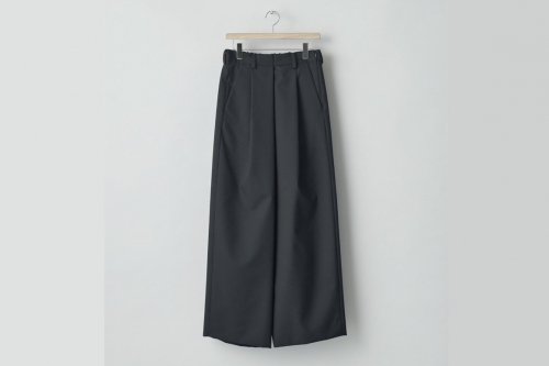 <img class='new_mark_img1' src='https://img.shop-pro.jp/img/new/icons2.gif' style='border:none;display:inline;margin:0px;padding:0px;width:auto;' />ssstein / OVERTUCKED EXTRA WIDE TROUSERS(BLACK)