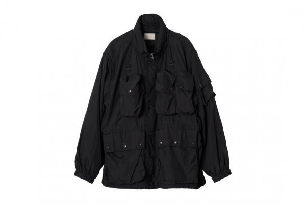 YOKE | NYLON MULTI POCKETS DETACHABLE UTILITY BLOUSON(BLACK YOKE | NYLON MULTI POCKETS DETACHABLE UTILITY BLOUSON(BLACK