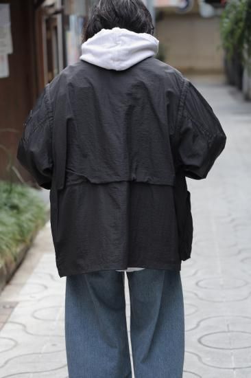 YOKE | NYLON MULTI POCKETS DETACHABLE UTILITY BLOUSON(BLACK
