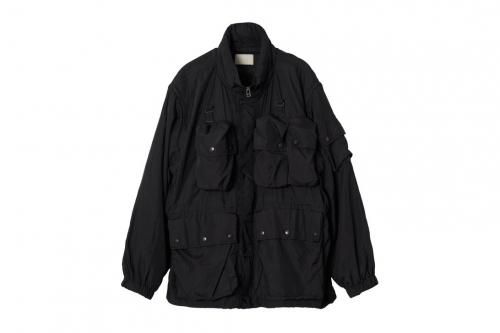<img class='new_mark_img1' src='https://img.shop-pro.jp/img/new/icons2.gif' style='border:none;display:inline;margin:0px;padding:0px;width:auto;' />YOKE / NYLON MULTI POCKETS DETACHABLE UTILITY BLOUSON(BLACK)