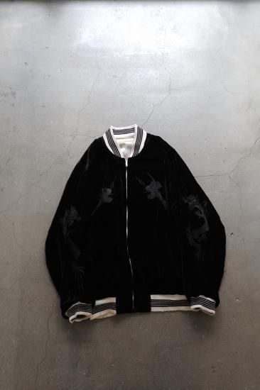 ssstein | シュタイン VINTAGE SATIN / VELVET REVERSIBLE ZIP