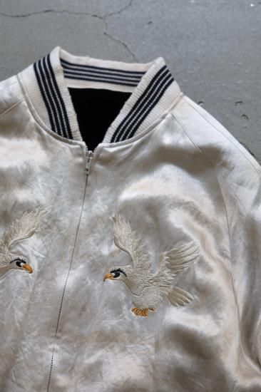 ssstein | シュタイン VINTAGE SATIN / VELVET REVERSIBLE ZIP JACKET