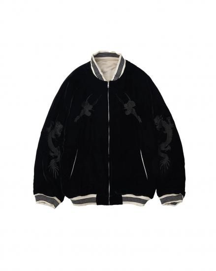 ssstein | シュタイン VINTAGE SATIN / VELVET REVERSIBLE ZIP