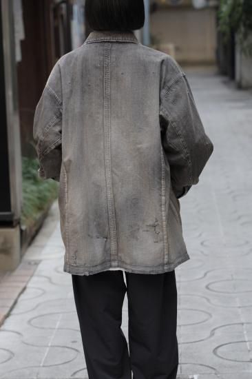 ANCELLM | アンセルム DENIM COVERALL(BLACK) / デニム