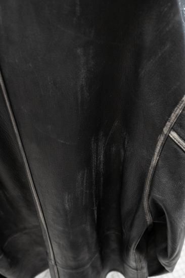 barbell object / leather coverall(BLACK)通販サイト - 京都