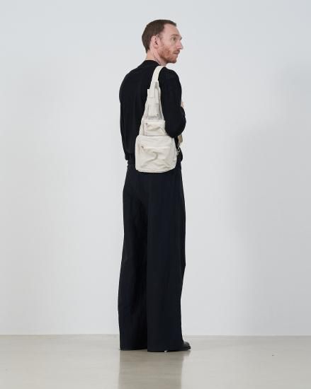 YOKE | MESH ONE-SHOULDER BAG(OFF WHITE) | メッシュワン