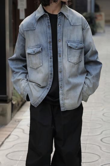 ANCELLM | アンセルム DENIM WESTERN SHIRT(INDIGO) / デニム