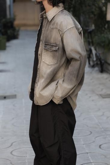 ANCELLM | アンセルム DENIM WESTERN SHIRT(BLACK) / デニム ANCELLM | アンセルム DENIM WESTERN SHIRT(BLACK) / デニム