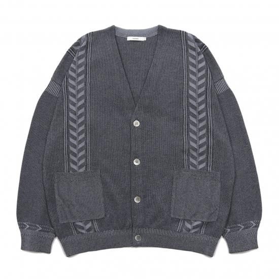 YASHIKI / Wadachi Cardigan(BLUE) | ワダチカーディガン(ブルー YASHIKI / Wadachi Cardigan(BLUE) | ワダチカーディガン(ブルー