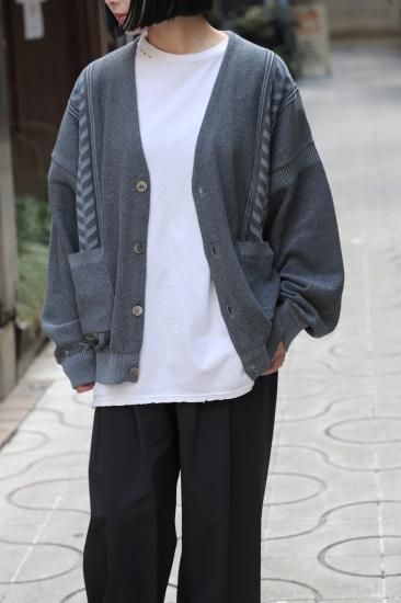 YASHIKI / Wadachi Cardigan(BLUE) | ワダチカーディガン(ブルー YASHIKI / Wadachi Cardigan(BLUE) | ワダチカーディガン(ブルー