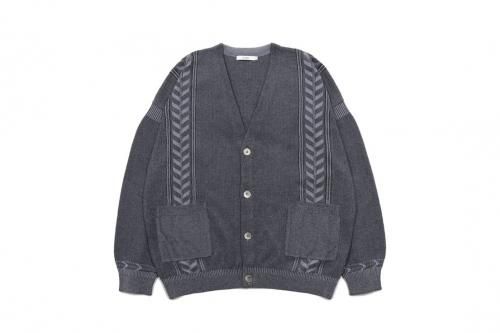 <img class='new_mark_img1' src='https://img.shop-pro.jp/img/new/icons2.gif' style='border:none;display:inline;margin:0px;padding:0px;width:auto;' />YASHIKI / Wadachi Cardigan(BLUE)
