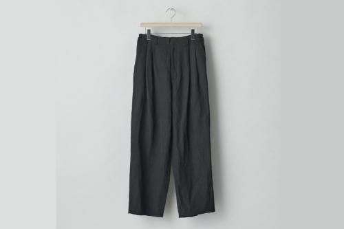 <img class='new_mark_img1' src='https://img.shop-pro.jp/img/new/icons2.gif' style='border:none;display:inline;margin:0px;padding:0px;width:auto;' />ssstein / LI/NY POPLIN WIDE EASY TROUSERS(BLACK)
