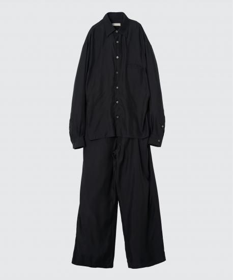 YOKE | CUPRO JUMP SUIT(BLACK) | キュプラジャンプスーツ YOKE | CUPRO JUMP SUIT(BLACK) | キュプラジャンプスーツ
