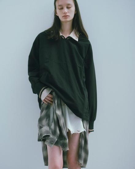 ANCELLM | アンセルム OMBRECHECK SHIRT(BROWN) / オンブレ ANCELLM | アンセルム OMBRECHECK SHIRT(BROWN) / オンブレ
