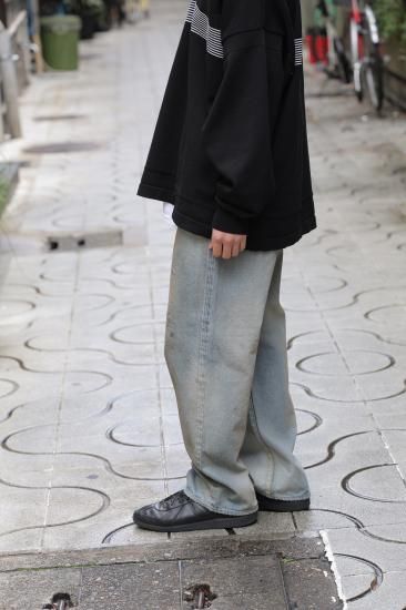 ANCELLM アンセルム 別注デニムパンツ EX STRAIGHT 5P ANCELLM(アンセルム) Attic別注EX STRAIGHT 5P DENIM PANTS