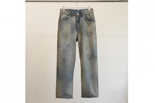 <img class='new_mark_img1' src='https://img.shop-pro.jp/img/new/icons2.gif' style='border:none;display:inline;margin:0px;padding:0px;width:auto;' />ANCELLM / USED STRAIGHT 5P DENIM PANTS(INDIGO)