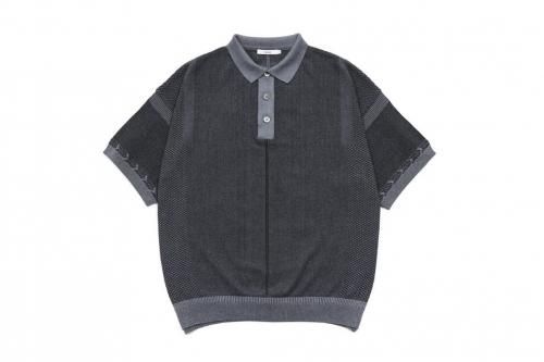<img class='new_mark_img1' src='https://img.shop-pro.jp/img/new/icons2.gif' style='border:none;display:inline;margin:0px;padding:0px;width:auto;' />YASHIKI / Umiiro Knit Polo(BLUE)