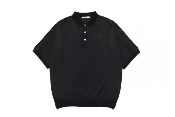 ヤシキ/YASHIKI Polo YASHIKI - 【ラスト1点】【22SS】Hyoka Knit Polo(PEARL GRAY