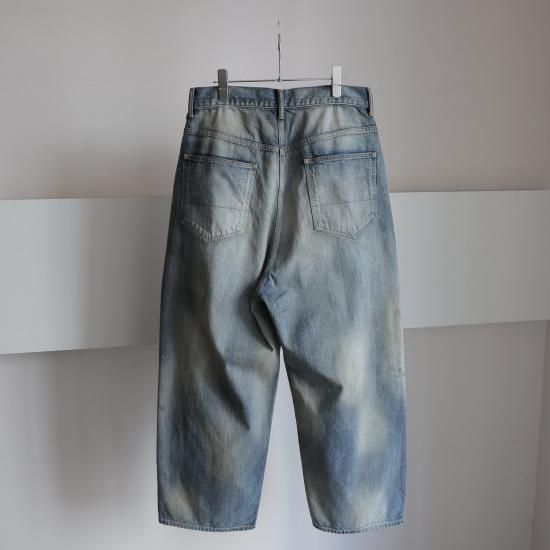 ANCELLM | アンセルム DAMAGE WIDE 5P DENIM PANTS(INDIGO