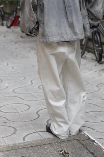 ANCELLM | アンセルム DAMAGE WIDE 5P DENIM PANTS(WHITE
