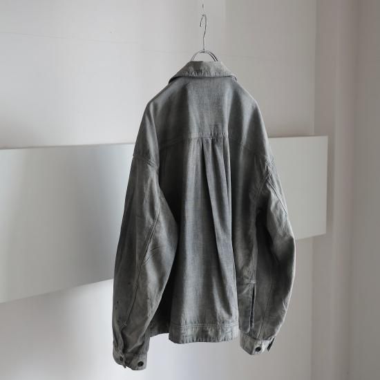 ANCELLM | アンセルム CHAMBRAY SHIRT JACKET(BLACK