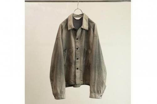 <img class='new_mark_img1' src='https://img.shop-pro.jp/img/new/icons2.gif' style='border:none;display:inline;margin:0px;padding:0px;width:auto;' />ANCELLM / CHAMBRAY SHIRT JACKET(BLACK)