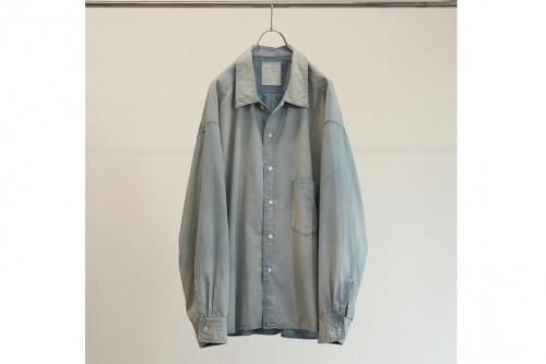 <img class='new_mark_img1' src='https://img.shop-pro.jp/img/new/icons2.gif' style='border:none;display:inline;margin:0px;padding:0px;width:auto;' />ANCELLM / AGING CHAMBRAY SHIRT(INDIGO)
