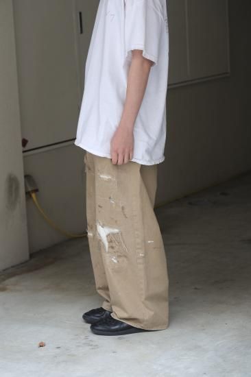 ANCELLM | アンセルム REMAKE WIDE CHINO TROUSERS(BROWN