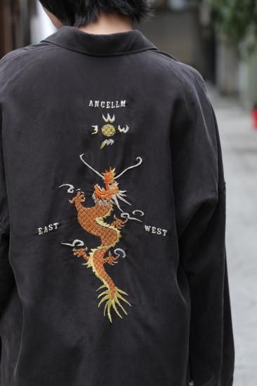 ANCELLM AGING EMBROIDERY SHIRT サイズ0 ANCELLM AGING EMBROIDERY SHIRT – Maison ma Manière