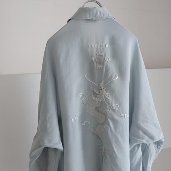 F*S様 ancellm AGING EMBROIDERY SHIRT 1 AGING EMBROIDERY SHIRT(BLACK) – ANCELLM