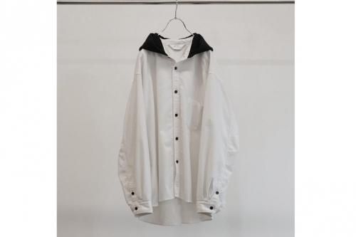 <img class='new_mark_img1' src='https://img.shop-pro.jp/img/new/icons2.gif' style='border:none;display:inline;margin:0px;padding:0px;width:auto;' />ANCELLM / HOODIE SHIRT(OFF WHITE)