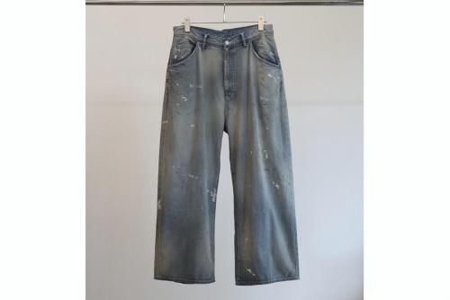 <img class='new_mark_img1' src='https://img.shop-pro.jp/img/new/icons2.gif' style='border:none;display:inline;margin:0px;padding:0px;width:auto;' />ANCELLM / LIGHT OZ WIDE STRAIGHT DENIM PANTS(INDIGO)