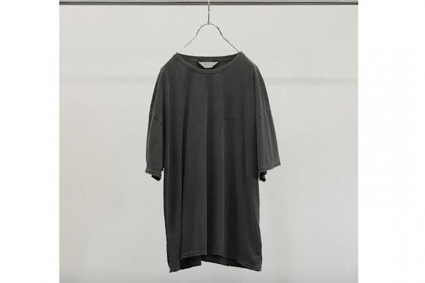ANCELLM | アンセルム EMBROIDERY DYED T-SHIRT(BLACK) / 刺繍