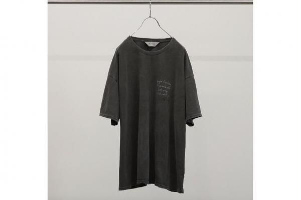 ANCELLM | アンセルム MESSAGE T-SHIRT(BLACK) / メッセージTEE