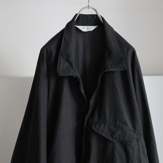 ジャケット・アウター ANCELLM SILK NEP KIMONO BLOUSON(BLACK) 2 SILK NEP KIMONO BLOUSON(BLACK)