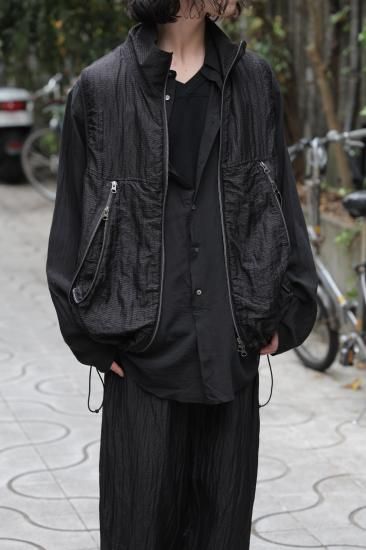 barbell object / uneven vest(BLACK)通販サイト - 京都取扱い