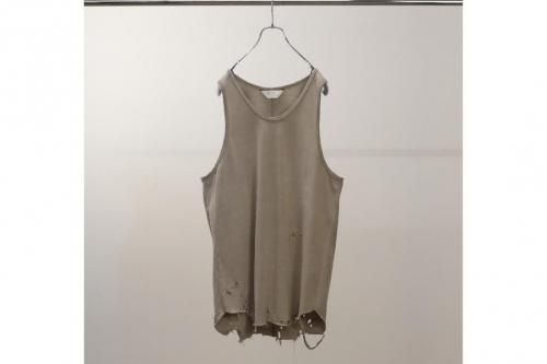 <img class='new_mark_img1' src='https://img.shop-pro.jp/img/new/icons2.gif' style='border:none;display:inline;margin:0px;padding:0px;width:auto;' />ANCELLM / DAMAGE TANK TOP(GRAY)