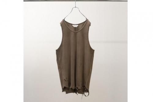 <img class='new_mark_img1' src='https://img.shop-pro.jp/img/new/icons2.gif' style='border:none;display:inline;margin:0px;padding:0px;width:auto;' />ANCELLM / DAMAGE TANK TOP(BROWN)