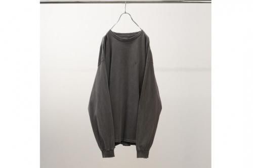 <img class='new_mark_img1' src='https://img.shop-pro.jp/img/new/icons2.gif' style='border:none;display:inline;margin:0px;padding:0px;width:auto;' />ANCELLM / EMBROIDERY DYED LS T-SHIRT(F.BLACK)