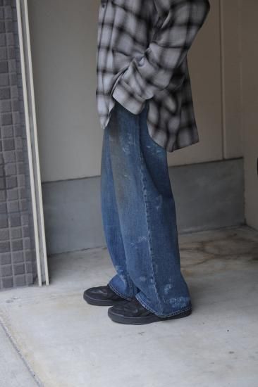 ssstein | シュタイン BAGGY DENIM JEANS(INDIGO) / バギーデニム