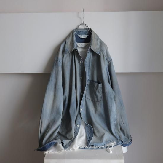 ANCELLM 25AW DENIM DRESS SHIRTアンセルムシャツ 25AW】ANCELLM DENIM DRESS SHIRT (INDIGO) ANC-SH66 | IAAAM ONLINE STORE