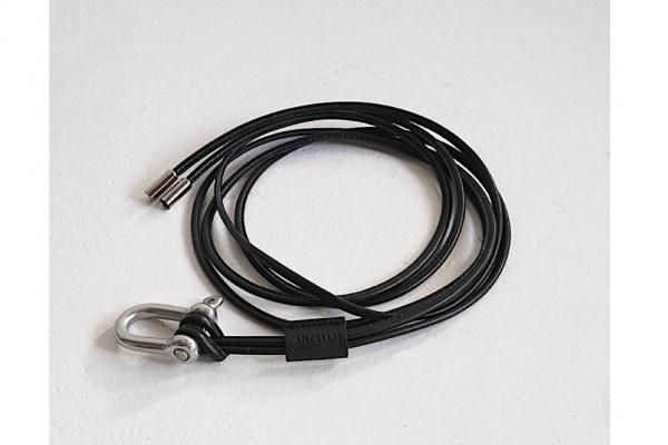 ANCELLM アンセルム　LEATHER ROPE BELT レザー　ベルト ANCELLM | アンセルム LEATHER ROPE BELT(BLACK) / レザーロープ