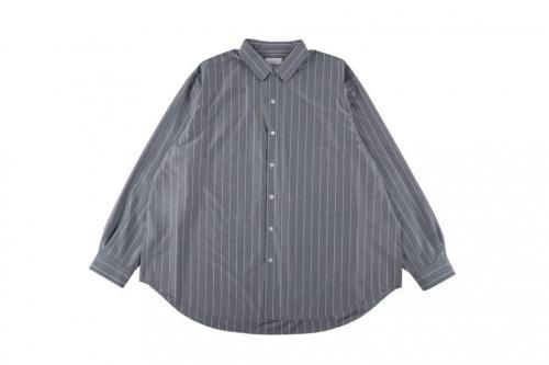 <img class='new_mark_img1' src='https://img.shop-pro.jp/img/new/icons2.gif' style='border:none;display:inline;margin:0px;padding:0px;width:auto;' />KANEMASA PHIL. / 46G Atmosphere Stripe Shirt(BLUEGloucester Blue)