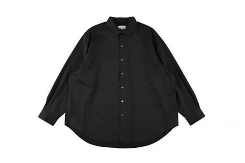 <img class='new_mark_img1' src='https://img.shop-pro.jp/img/new/icons2.gif' style='border:none;display:inline;margin:0px;padding:0px;width:auto;' />KANEMASA PHIL. / 46G Atmosphere Shirt(BLACKNight Black)