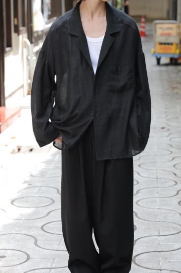 ANCELLM アンセルム WOOL KERSEY TAILORED SHIRT WOOL KERSEY TAILORED SHIRT(BROWN) – ANCELLM