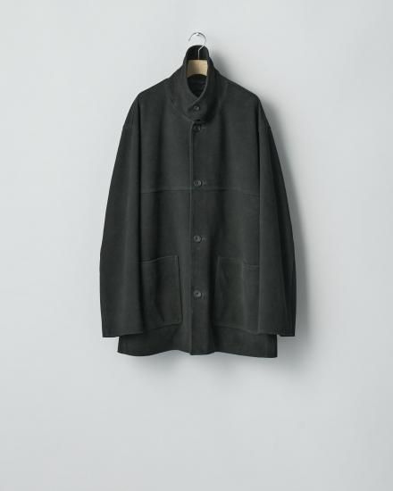 ssstein | シュタイン COW SUEDE CAR JACKET(BLACK) / カウスエード